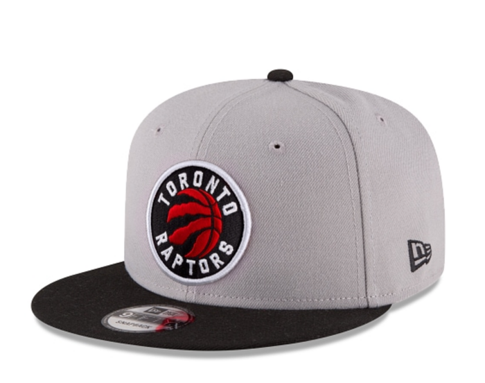 Youth Toronto Raptors Basic New Era 9Fifty Hat - Grey/Black