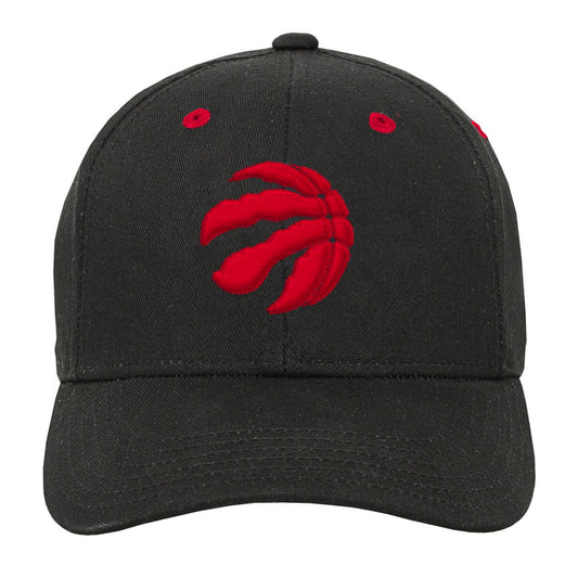 Youth Toronto Raptors Blk/Red Precurve Hat