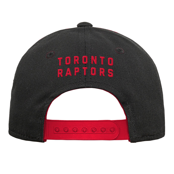 Youth Toronto Raptors Blk/Red Precurve Hat