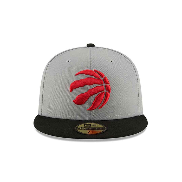 Youth Toronto Raptors Gray/Black New Era 59FIFTY 2-Tone Fitted Hat