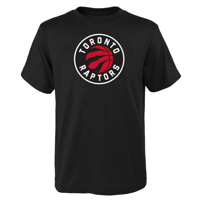Youth Toronto Raptors Primary Logo T-Shirt - Black
