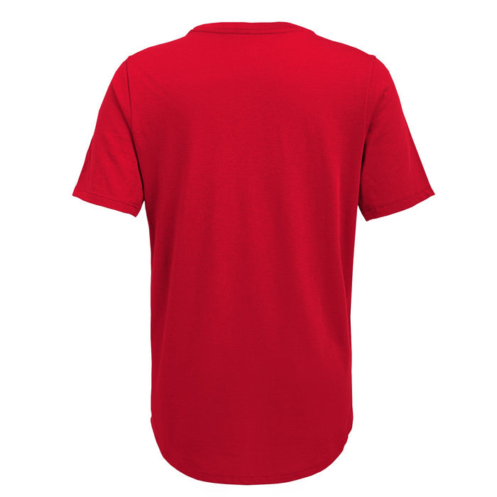 Youth Toronto Raptors Red Icon Logo T-Shirt