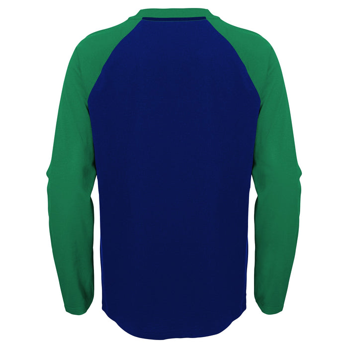 Youth Vancouver Canucks Long Sleeve Skate Raglan