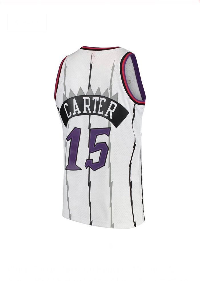 Youth Vince Carter Toronto Raptors Mitchell & Ness 1998-99 Hardwood Classic Swingman White Jersey