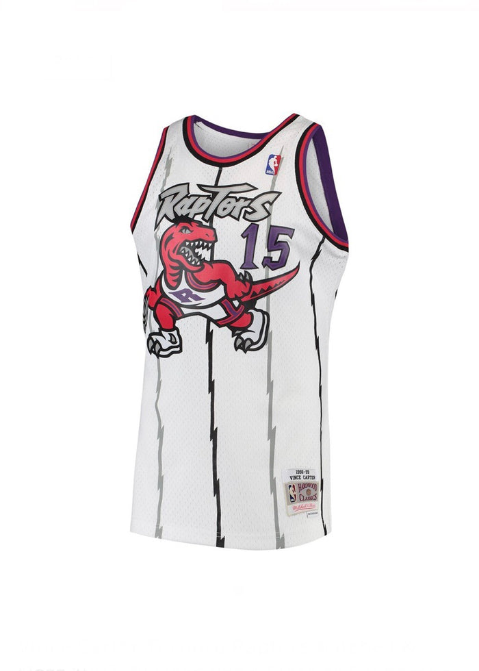 Youth Vince Carter Toronto Raptors Mitchell & Ness 1998-99 Hardwood Classic Swingman White Jersey
