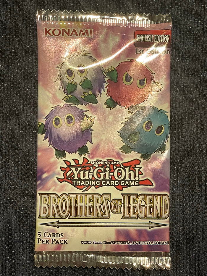 Yu-Gi-Oh! Brothers Of Legend - 1 Pack/ 5 Cards Per Pack