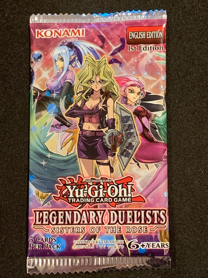 Yu-Gi-Oh! Legendary Duelists - Sisters Of The Rose - 1 Pack/ 5 Cards Per Pack